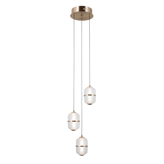 Lampa wisząca Alani PND-34375-3-HBR Italux