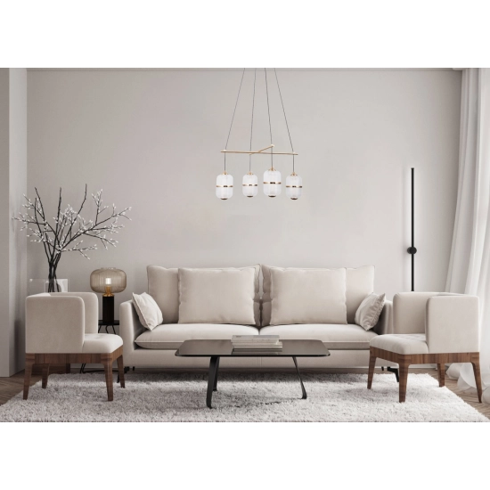 Lampa wisząca Alani PND-34375-4-BK Italux - zdjęcie 6
