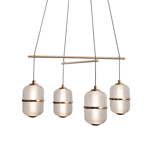 Lampa wisząca Alani PND-34375-4-HBR Italux