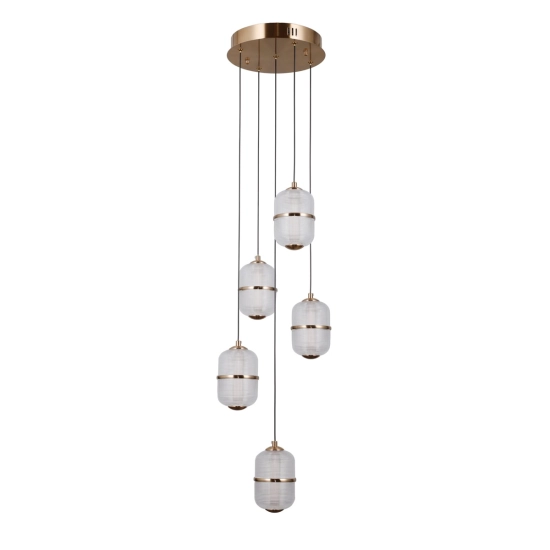 Lampa wisząca Alani PND-34375-5-HBR Italux