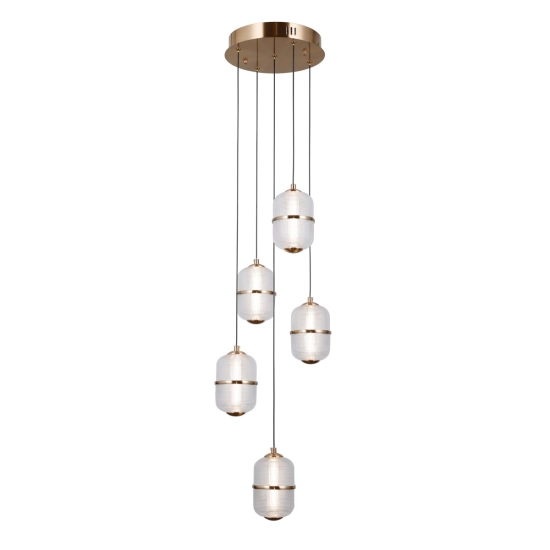 Lampa wisząca Alani PND-34375-5-HBR Italux