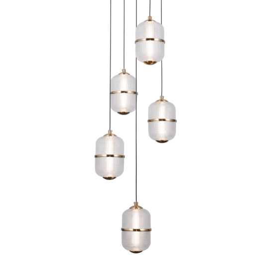 Lampa wisząca Alani PND-34375-5-HBR Italux