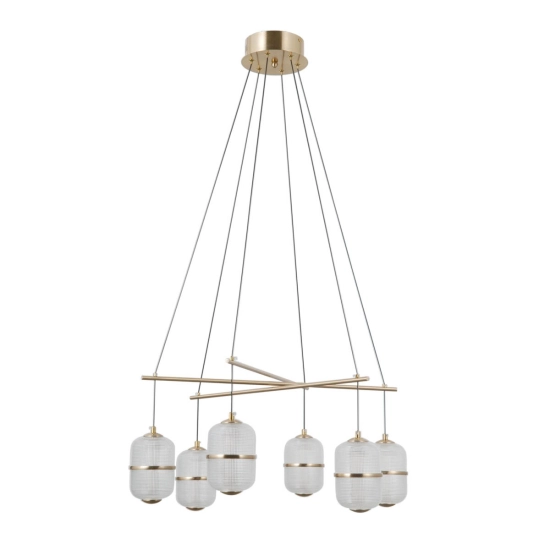 Lampa wisząca Alani PND-34375-6-HBR Italux