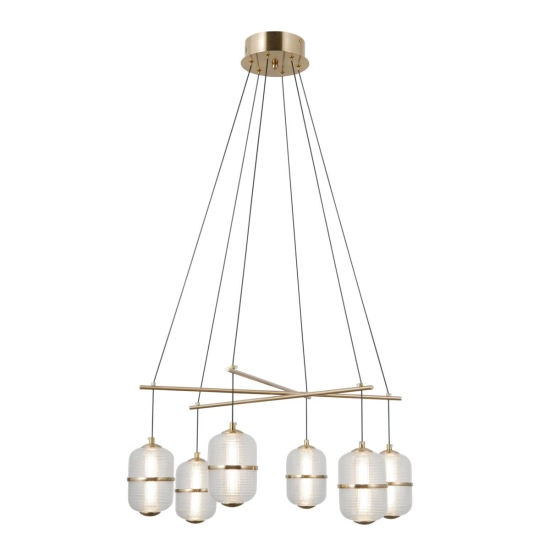 Lampa wisząca Alani PND-34375-6-HBR Italux