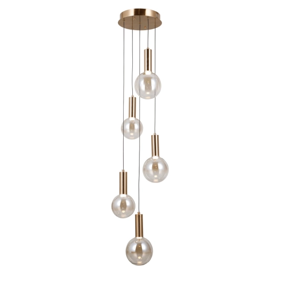 Lampa wisząca Strela PND-34378-5S-HBR Italux