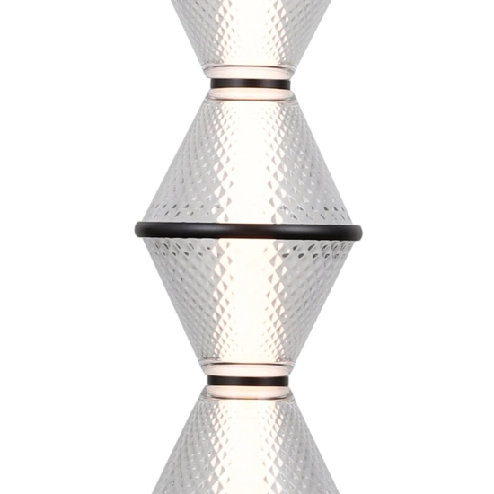 Lampa wisząca Fuente PND-34395-3V-BK Italux