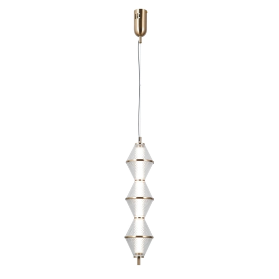 Lampa wisząca Fuente PND-34395-3V-HBR Italux