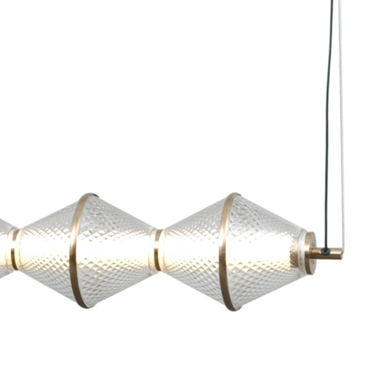 Lampa wisząca Fuente PND-34395-5-HBR Italux