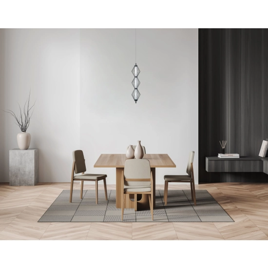 Lampa wisząca Sevil PND-34403-3V-BK Italux - zdjęcie 3