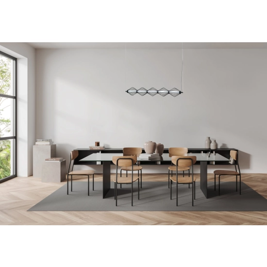 Lampa wisząca Sevil PND-34403-5-BK Italux - zdjęcie 3