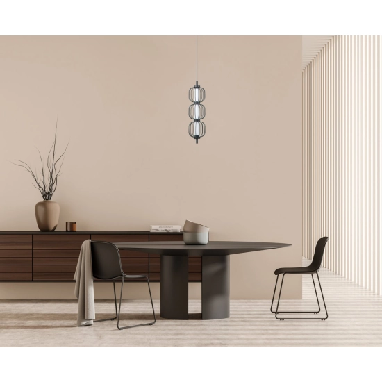 Lampa wisząca Pedro PND-34405-3V-BK Italux - zdjęcie 4
