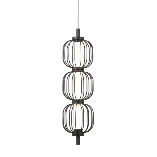 Lampa wisząca Pedro PND-34405-3V-BK Italux