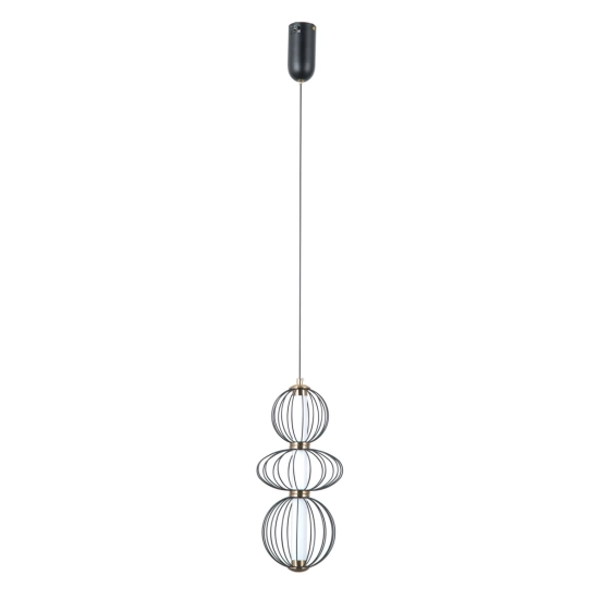 Lampa wisząca Rabel PND-344221-3V-BK Italux