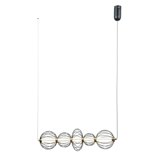 Lampa wisząca Rabel PND-344221-5-BK Italux