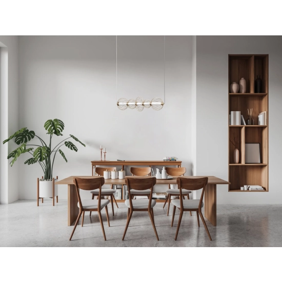 Lampa wisząca Rabel PND-344221-5-HBR Italux - zdjęcie 5