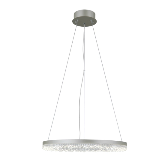 Lampa wisząca Barlo PND-34526-M-SILV Italux