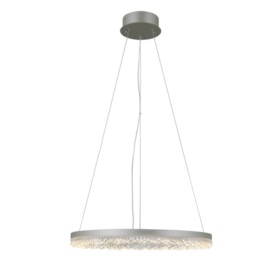 Lampa wisząca Barlo PND-34526-M-SILV Italux