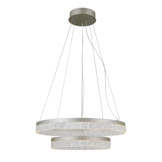 Lampa wisząca Pantal PND-34533-2L-SILV Italux