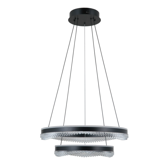 Lampa wisząca Morte PND-34535-2L-BK Italux