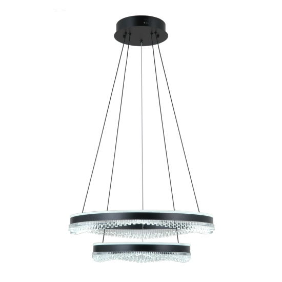 Lampa wisząca Morte PND-34535-2L-BK Italux
