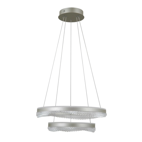 Lampa wiszaca Morte PND-34535-2L-SILV Italux