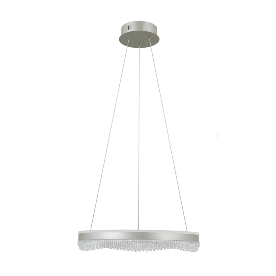 Lampa wisząca Morte PND-34535-M-SILV Italux