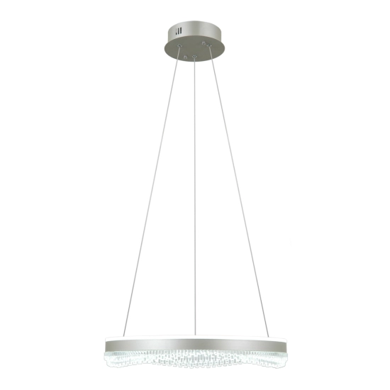 Lampa wisząca Morte PND-34535-M-SILV Italux