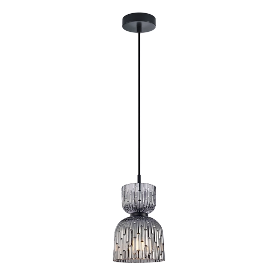 Lampa wisząca Balme PND-3619-1-BK-SG Italux