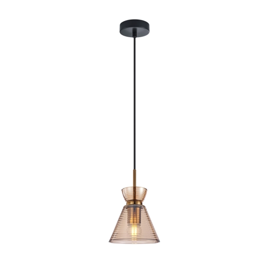 Lampa wisząca Balme PND-3621-1-BRO-AMB Italux