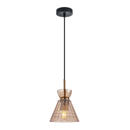 Lampa wisząca Balme PND-3624-1-BRO-AMB Italux