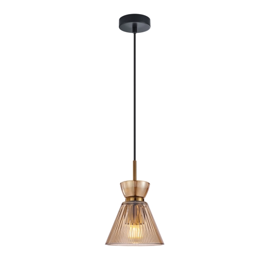 Lampa wisząca Balme PND-3627-1-BRO-AMB Italux