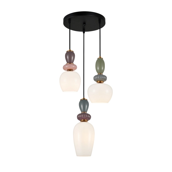 Lampa wisząca Martelo PND-36545-3-GD-WH Italux