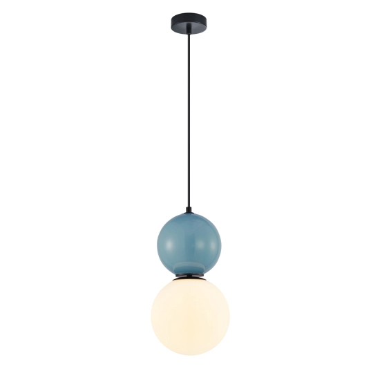 Lampa wisząca Mastal PND-36603-1L-BK-BLU Italux