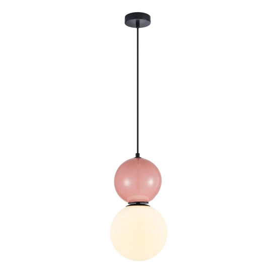 Lampa wisząca Mastal PND-36603-1L-BK-PK Italux