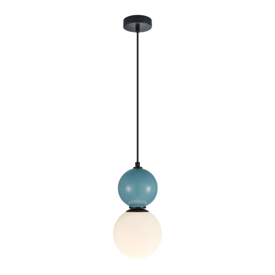 Lampa wisząca Mastal PND-36603-1S-BK-BLU Italux