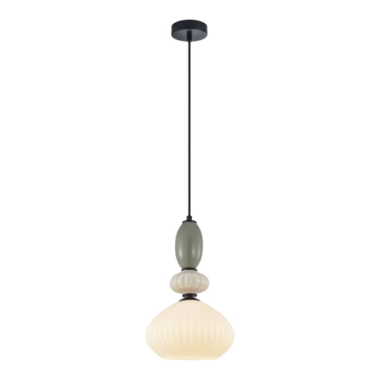 Lampa wisząca Domali PND-36816-1E-BK-WH Italux