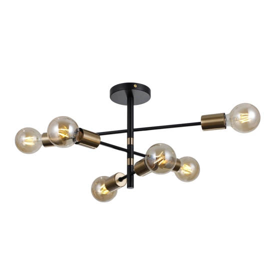 Plafon Piansi PND-4025-6-BL-HBR ITALUX