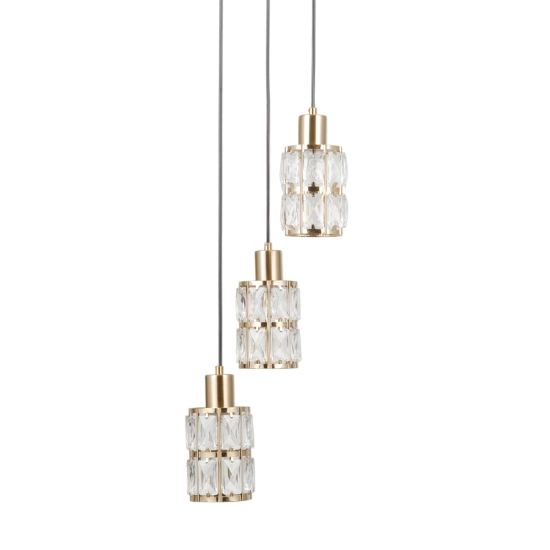 Lampa wisząca Alma PND-40668-3-HBR Italux