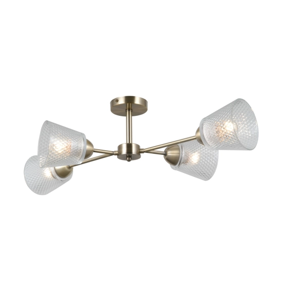 Lampa wisząca Lamin PND-40697-4-ABR Italux
