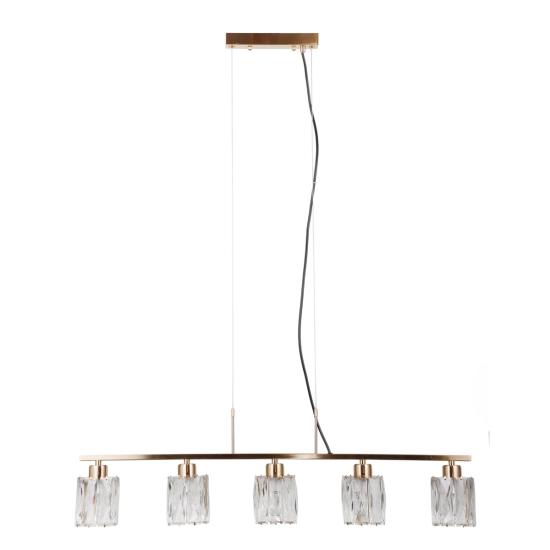 Lampa wisząca Simona PND-40814-5-HBR Italux