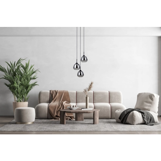 Lampa wisząca Felis PND-40824-3-BK Italux - zdjęcie 3