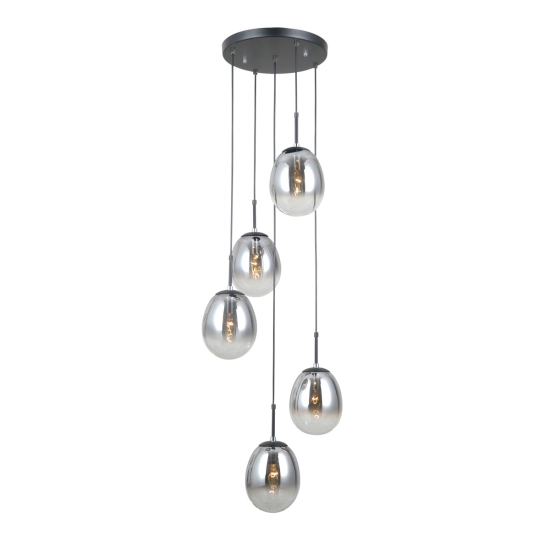 Lampa wisząca Meolo PND-40825-5-BK Italux