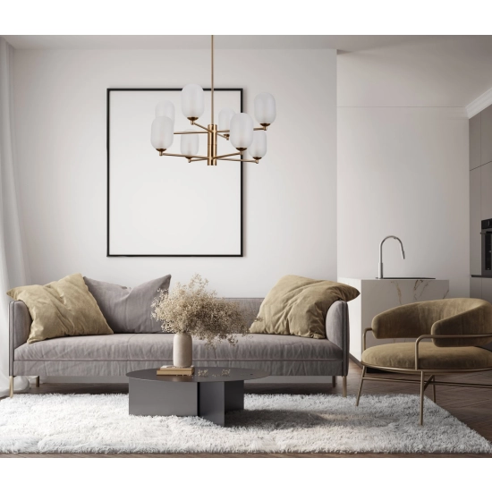 Lampa wisząca Perano PND-4215-8A-HBR-SAT TALUX Italux - zdjęcie produktu