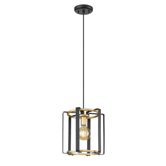 kinkiecik.pl Lampa wisząca Primero PND-44003-1-BK-GD ITALUX
