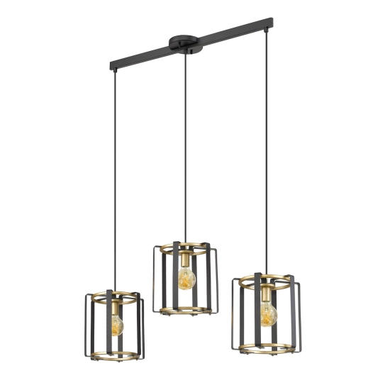 Lampa wisząca Primero PND-44003-3-BK-GD Italux - zdjęcie produktu