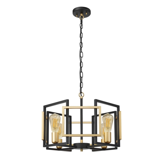Lampa wisząca Primero PND-44003-4-BK-GD Italux - zdjęcie produktu