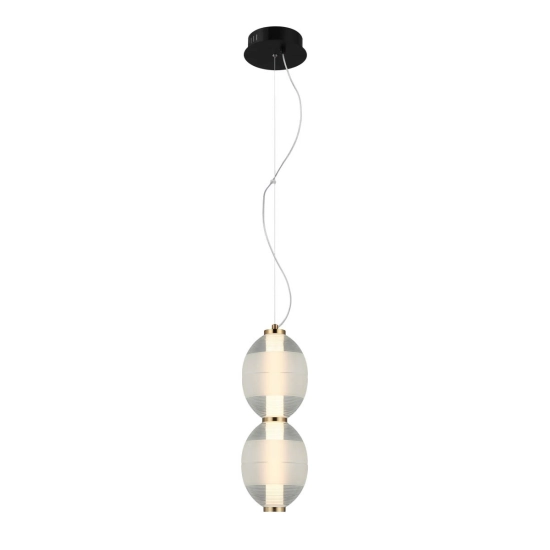 Lampa wisząca Rinot PND-45372-2-WH-CL Italux