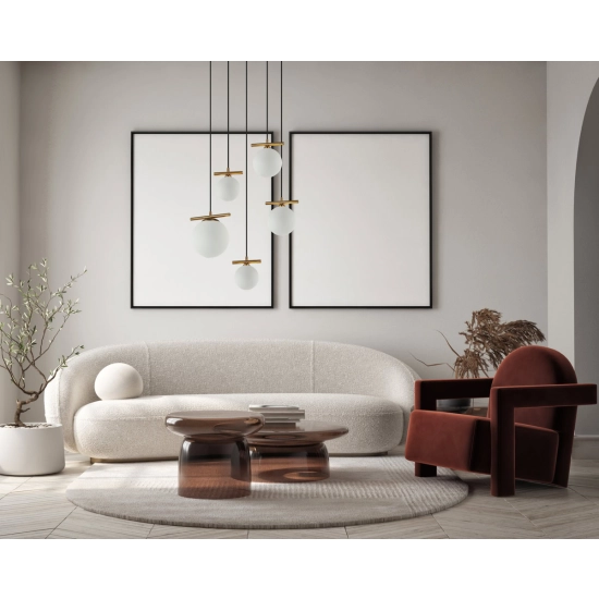 Lampa wisząca Merseta PND-463325A-BRO+W Italux - zdjęcie produktu