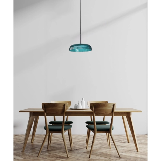Lampa wisząca Colle PND-48529-BK-BLU Italux - zdjęcie 3