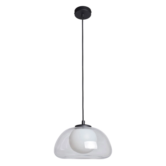 Lampa wisząca Ainale PND-54637-1-BK-CL ITALUX